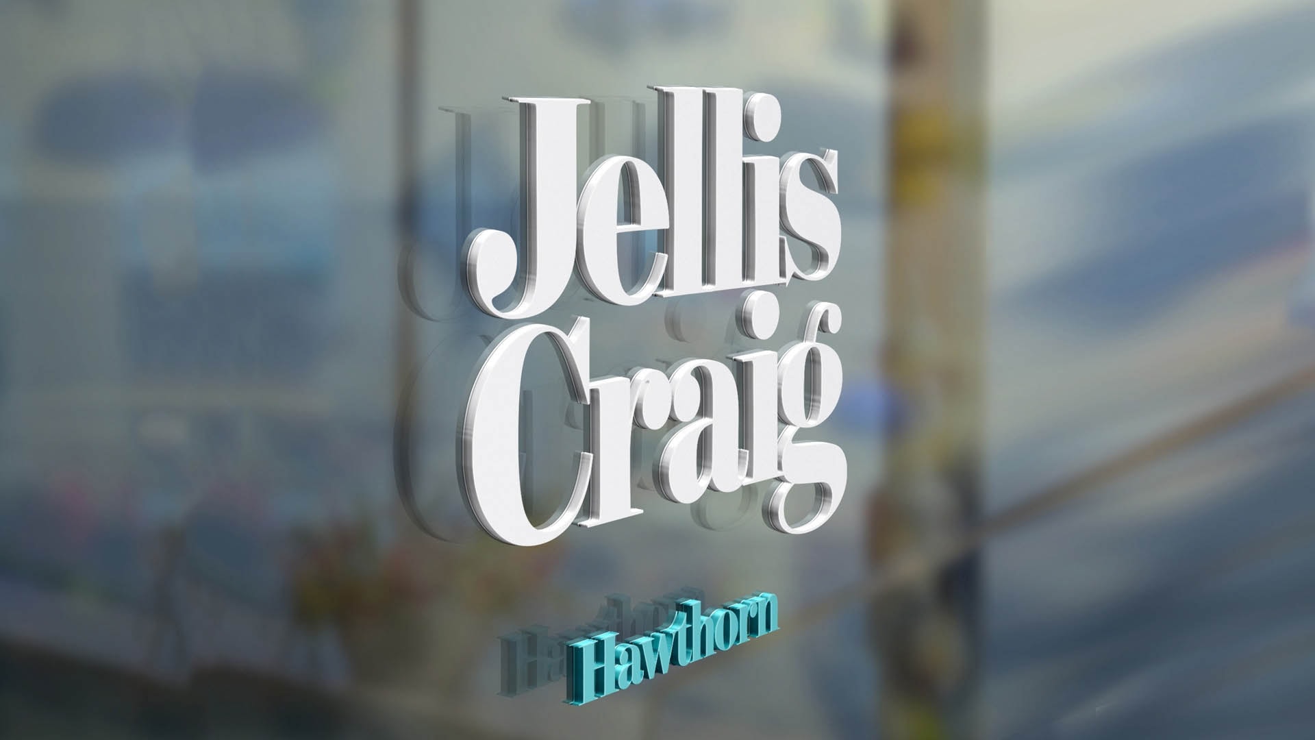 Jellis Craig Glass Sign