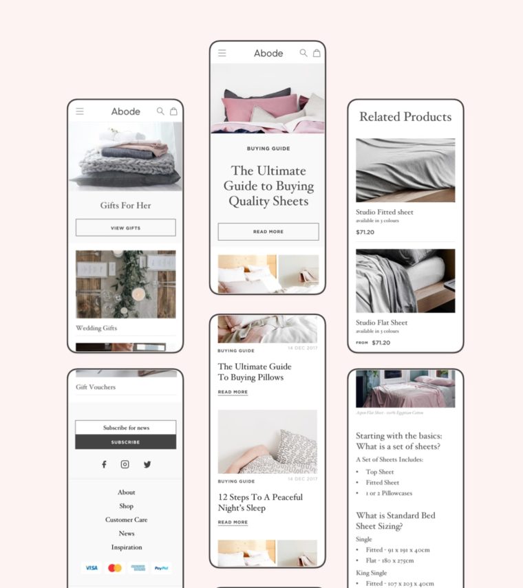 Abode Living Brand and eCommerce Transformation | Traffic