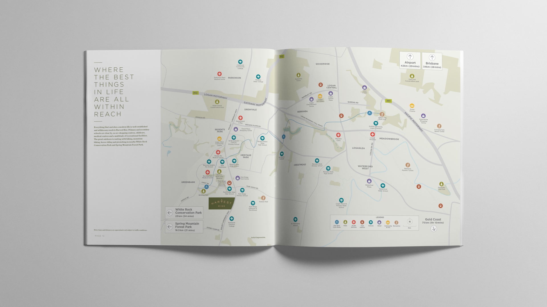 Harvest Rise amenities map